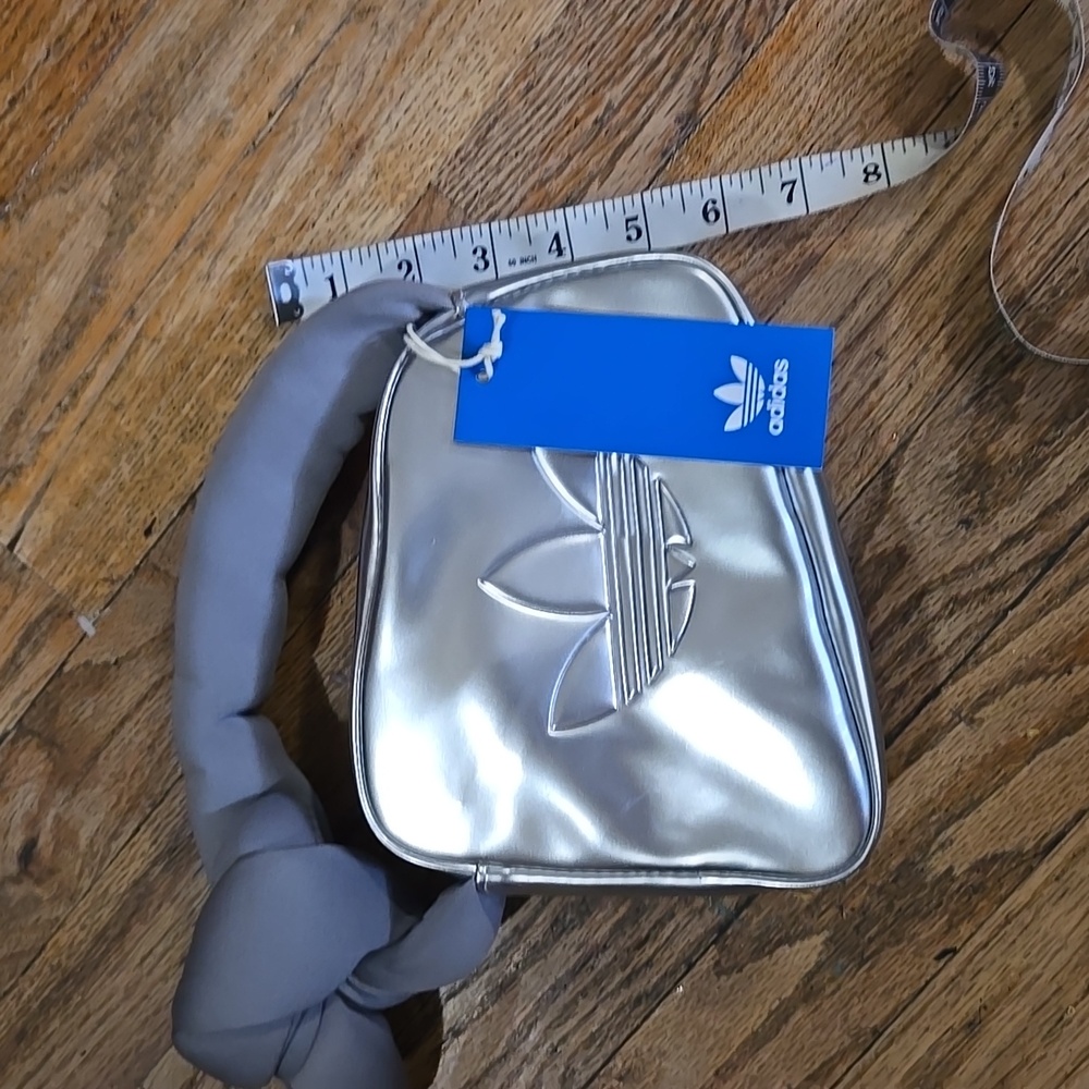 Adidas Silver Mini Airliner Bag - Picture 6 of 7